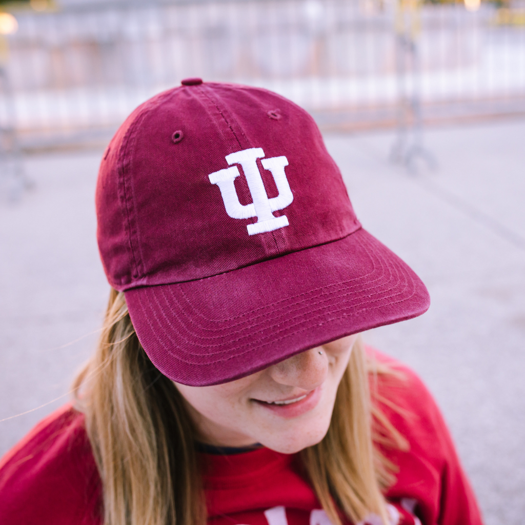  Indiana Hoosiers Vintage Black Snapback Adjustable