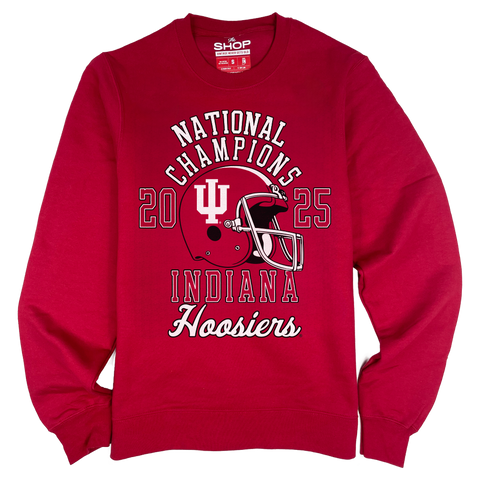 2025 Indiana National Champions Crimson Crewneck