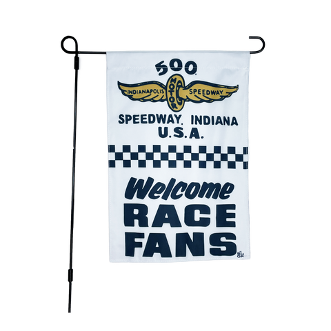 500 Speedway Garden Flag
