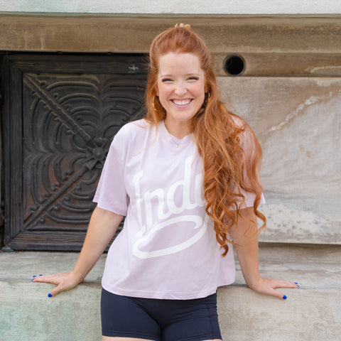 Visit Indy Womens Boxy Orchid