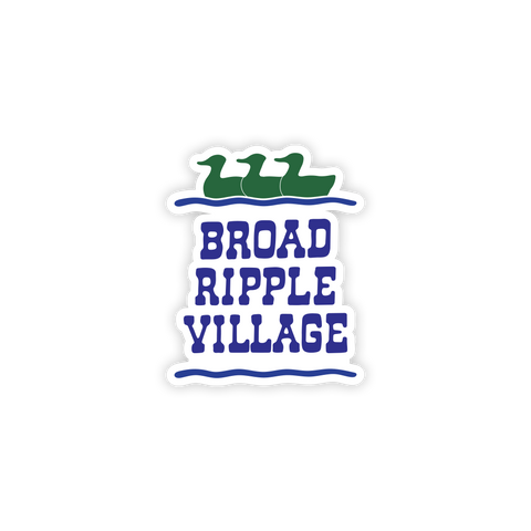 Broad Ripple Village Ducks Sticker