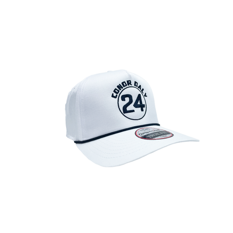 Conor Daly 24 Hat White