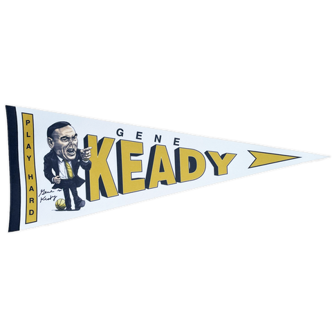 Gene Keady Caricature Pennant
