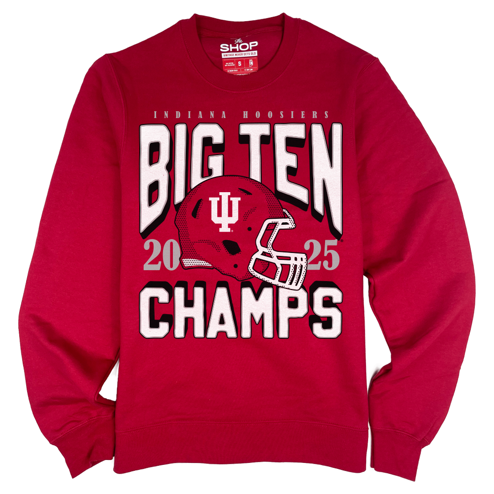 Indiana 2025 Big Ten Football Champs Crewneck Sweatshirt