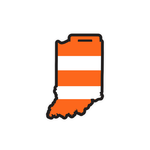 Indiana Under Construction Sticker