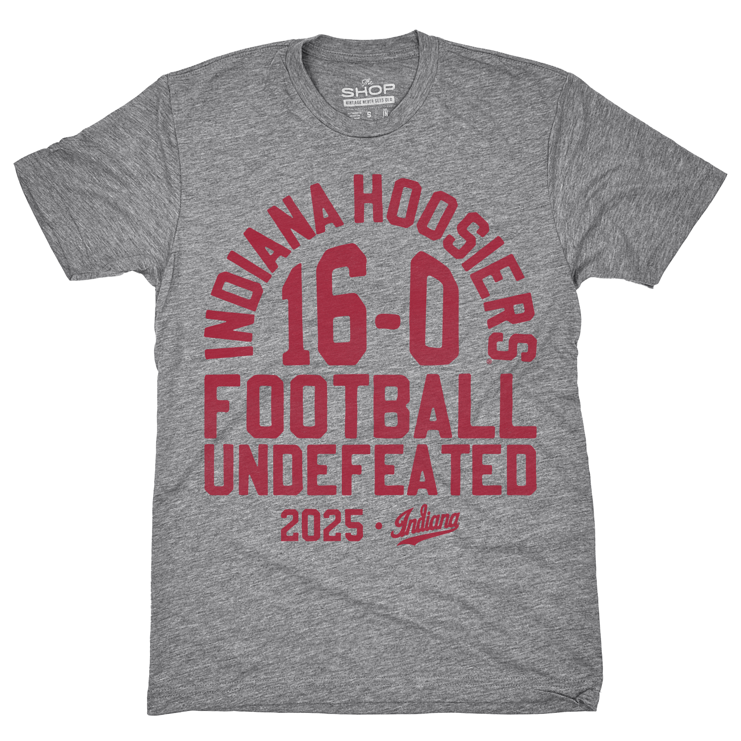2025 Indiana Football Undefeated Tee | Indiana University – The 
