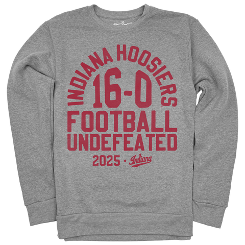 2025 Indiana Football Undefeated Crewneck