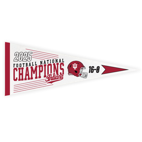 2025 Indiana Football National Champions Pennant