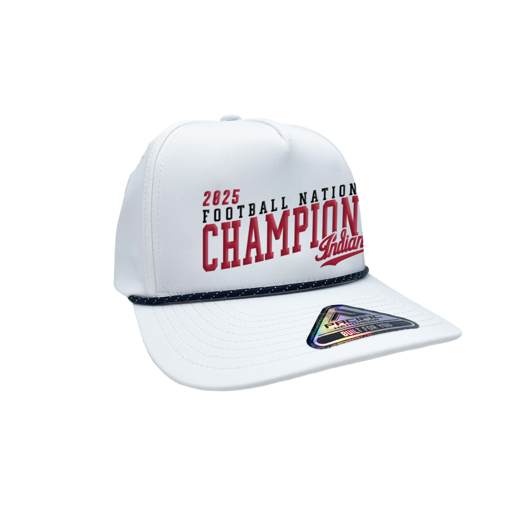2025 Indiana Football National Champions White Rope Hat – The Shop