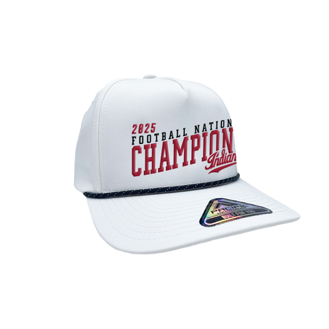 2025 Indiana Football National Champions White Rope Hat