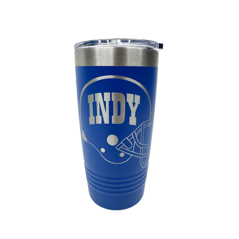 Indy Football Midfield Helmet Tumbler
