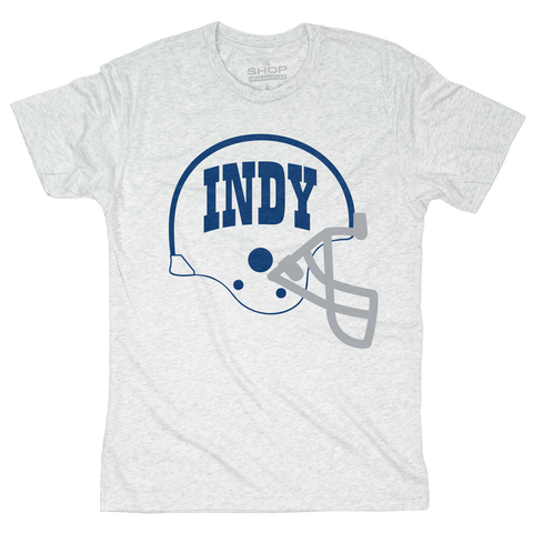 Indy Football Midfield Helmet White