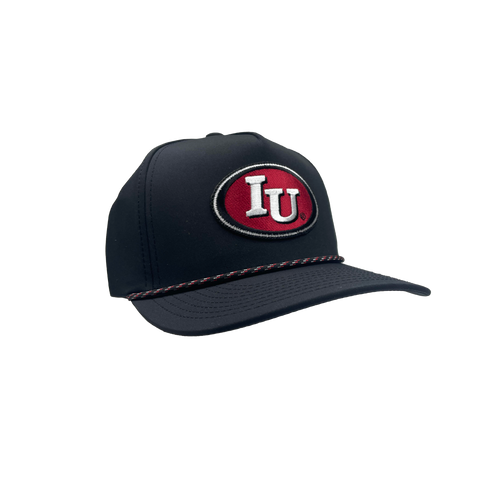 IU Oval Patch Hat