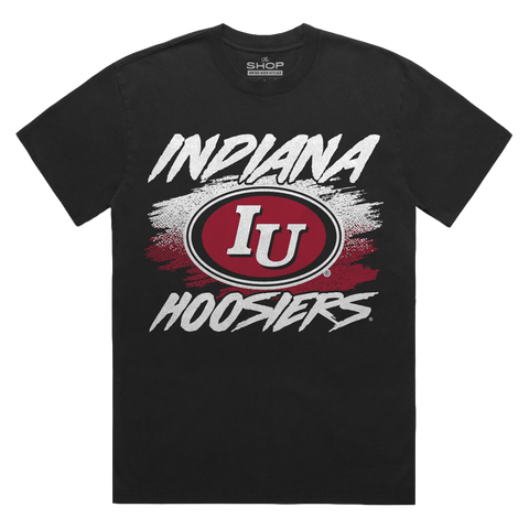 IU Football Oval Logo Splatter