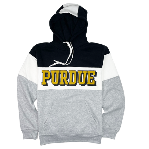 Purdue Dropshadow Colorblock Hoodie