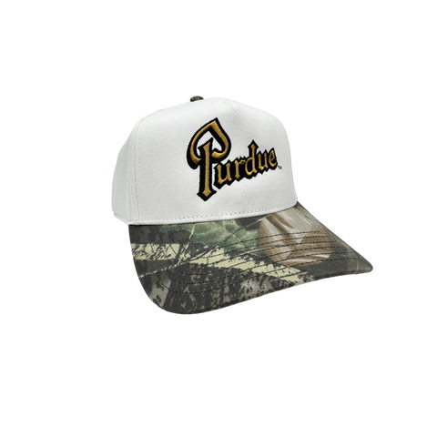 Purdue Drumscript Camo 2-Tone Hat