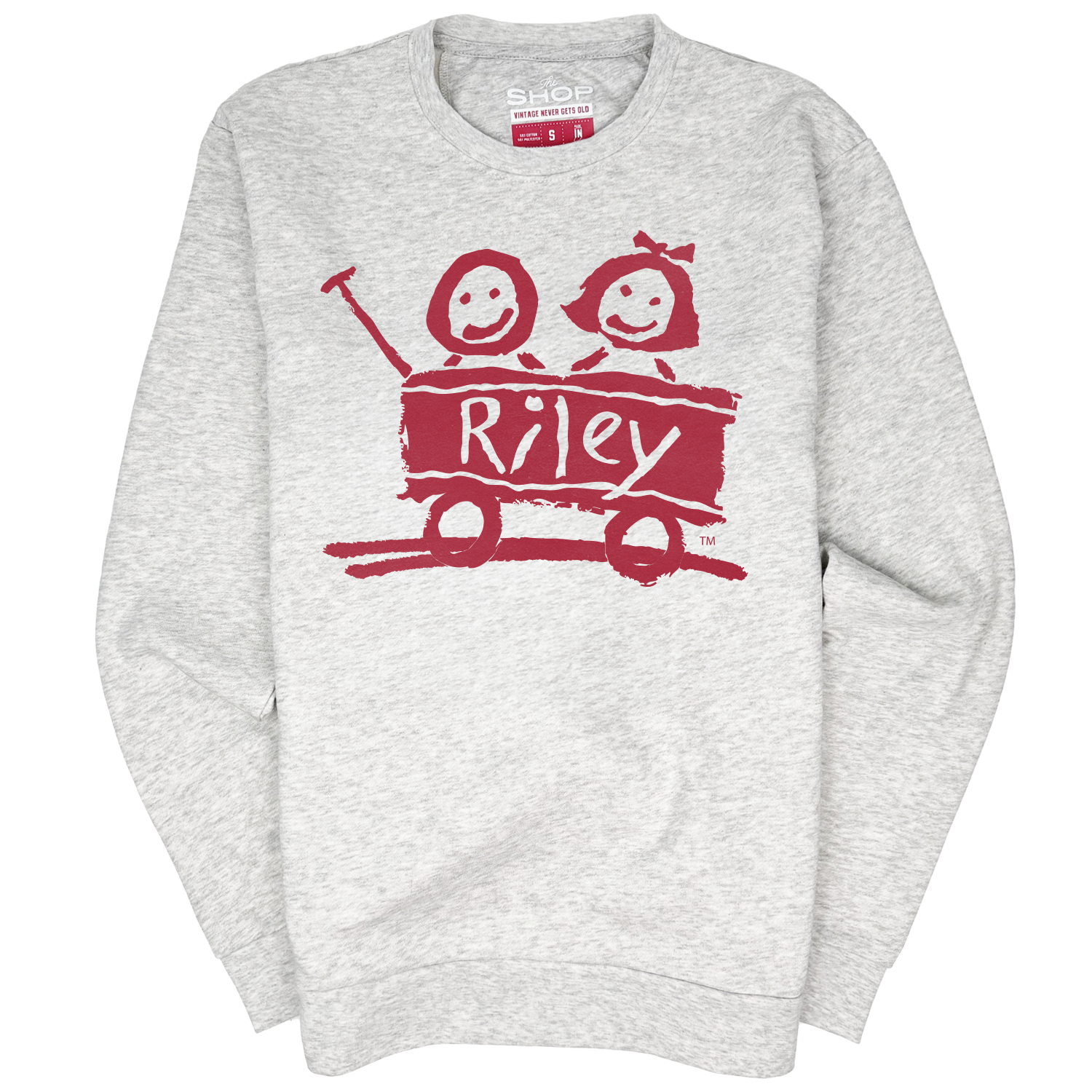 RILY College Logo Crew Neck Sweat 今市隆二 Riley Logo Crewneck Sweatshirt – The Shop Indy