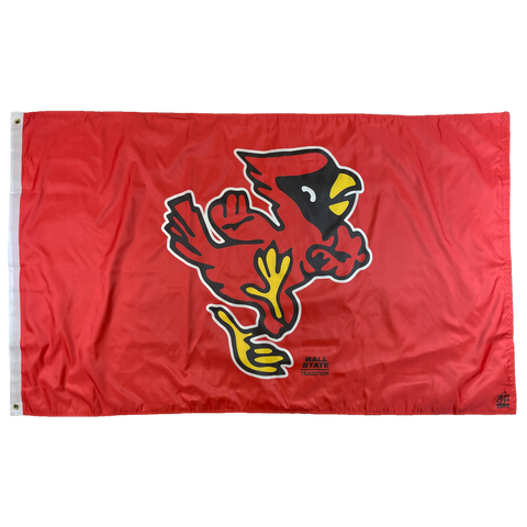 Ball State Vintage Charlie Flag
