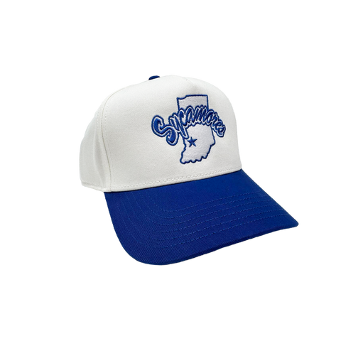 Vintage Sycamores Logo Legend 2-Tone Hat