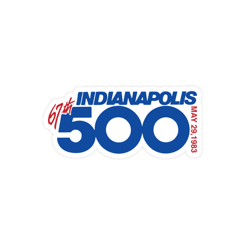 1983 Indy 500 Sticker