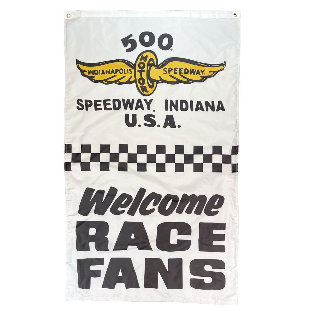 Indianapolis Motor Speedway 3x5 Ft Checkered Flag – 500 Indy Brickyard Banner – Multi-Color Racing Flag