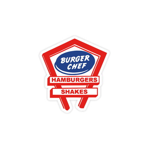 Burger Chef Sign Sticker
