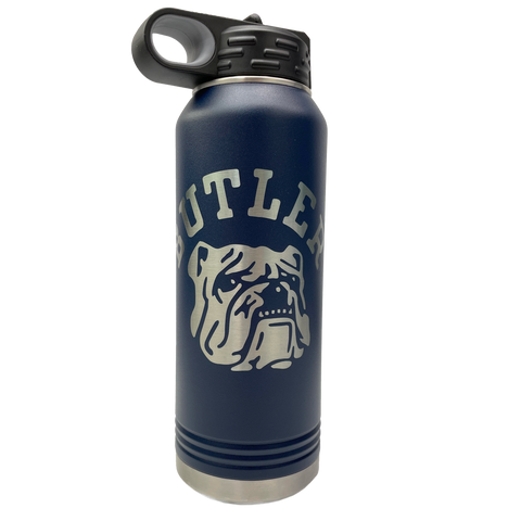 Vintage Bulldog Insulated Water Bottle