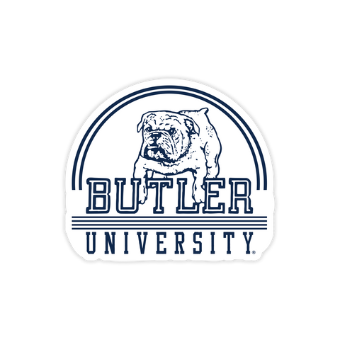 Butler University Retro Sticker