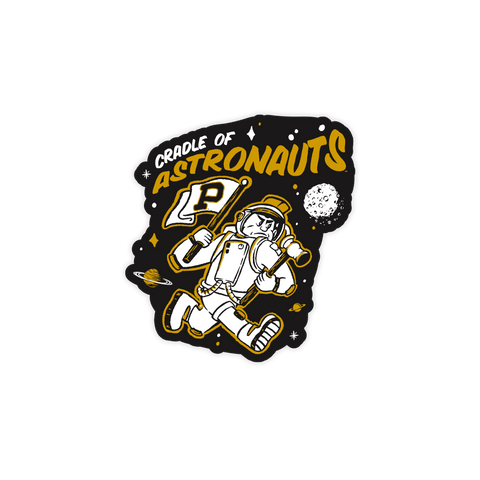 Purdue Cradle Of Astronauts Sticker