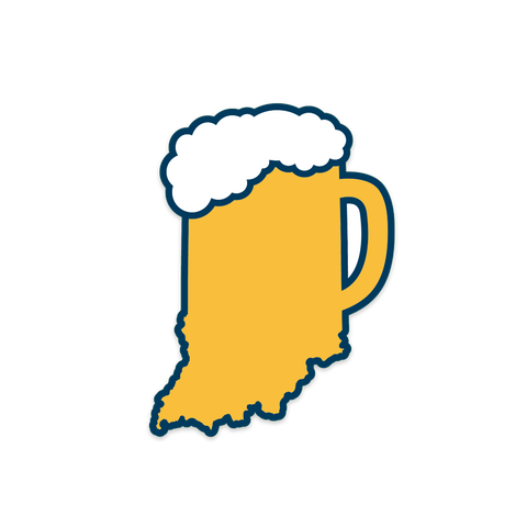 drINk Indiana Sticker