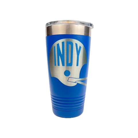 Indy Football Helmet 80s Tumbler