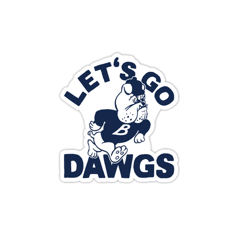 Let's Go Dawgs Sticker