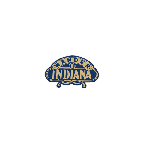 Wander Indiana Sticker