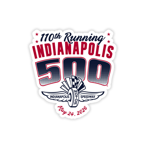 110th Running Indianapolis 500 Sticker