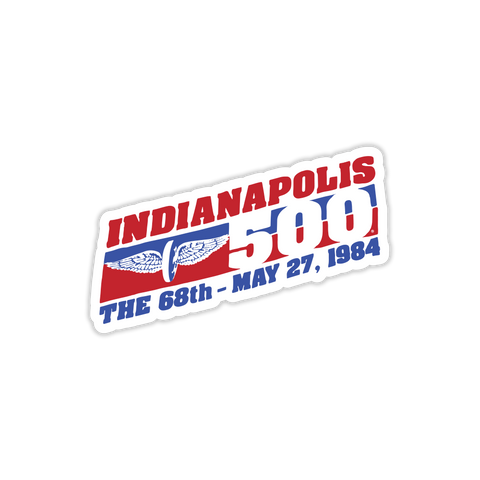 1984 Indy 500 Sticker