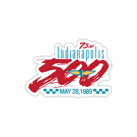 1989 Indy 500 Sticker