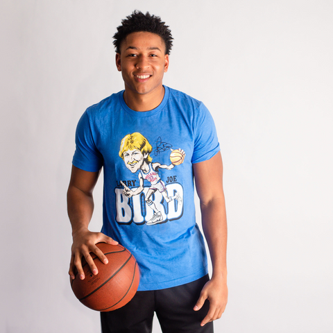 Larry bird indiana state t shirt sales