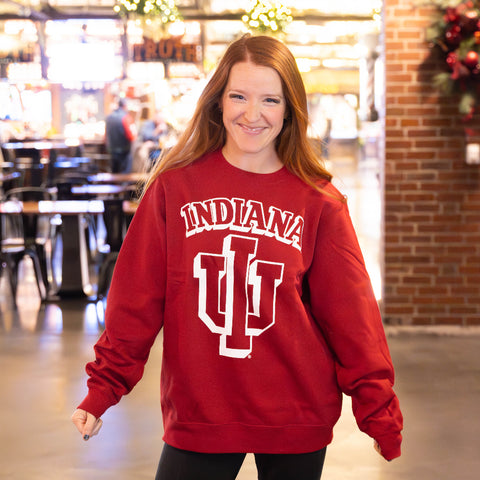 Vintage Indiana Dropshadow Crewneck