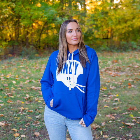 Indy Helmet 80's Royal Hoodie