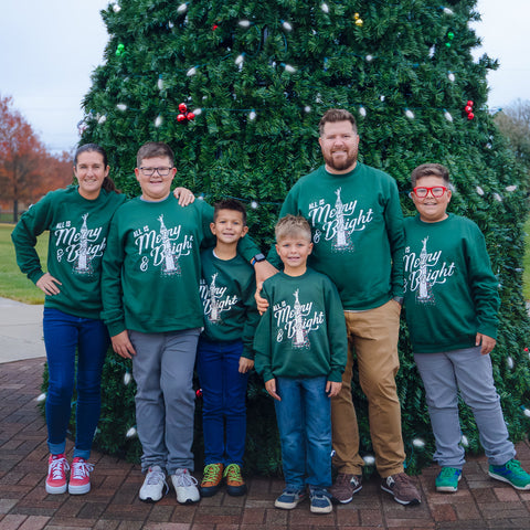 All Is Merry & Bright Indy Youth Sweatshirt