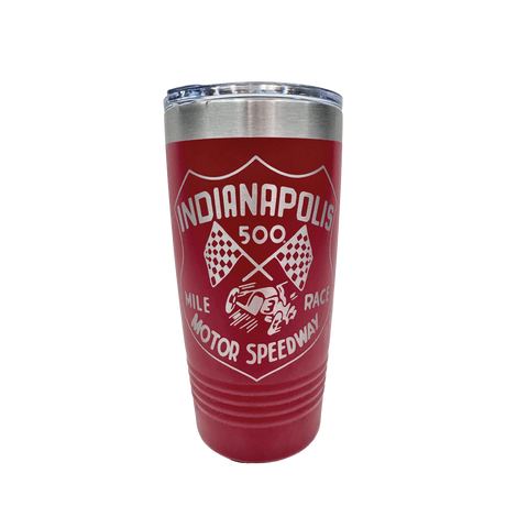 500 Mile Badge Red Tumbler