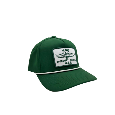 500 Speedway Indiana Green Patch Hat