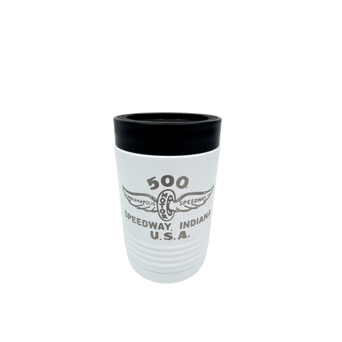 500 Speedway White Insulated Beverage Holder