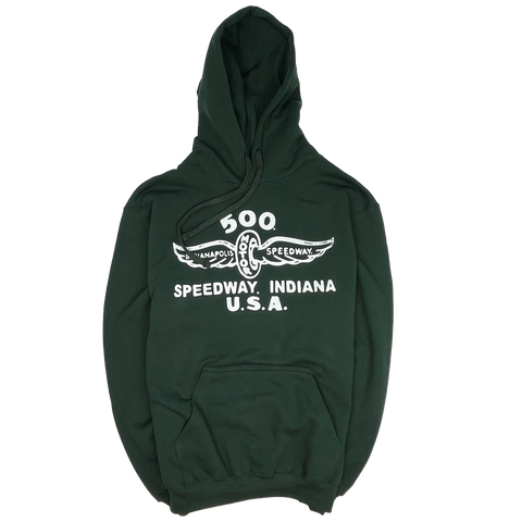 500 Speedway Green Hoodie