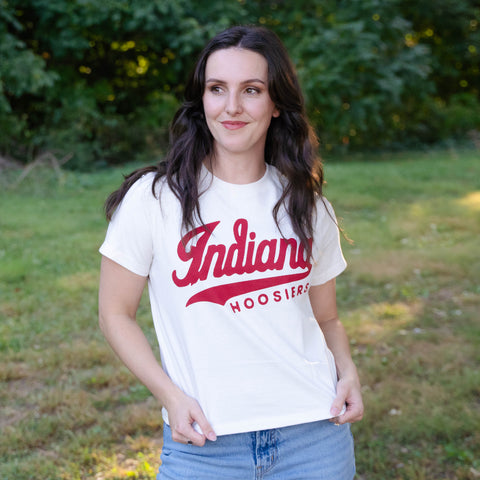 Indiana Hoosiers Women's Boxy Tee