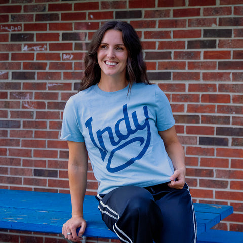 Visit Indy Womens Boxy Denim