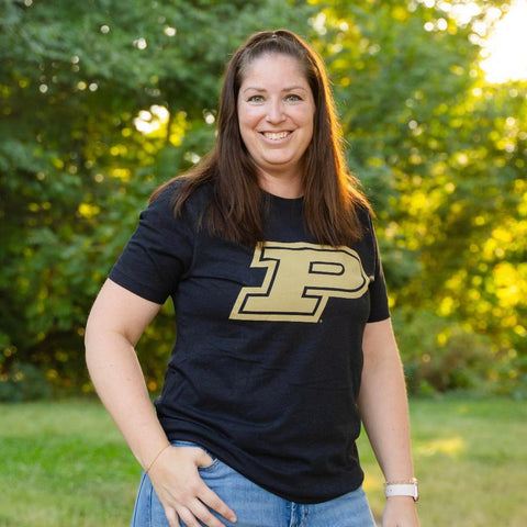 Purdue Basic Logo Tee