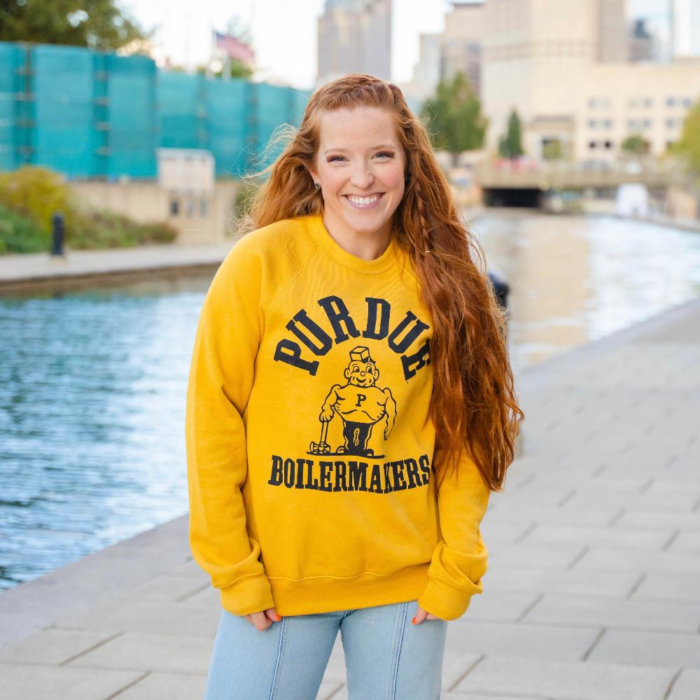 Purdue yellow sweatshirt deals