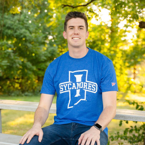 Indiana State Basic Logo Tee