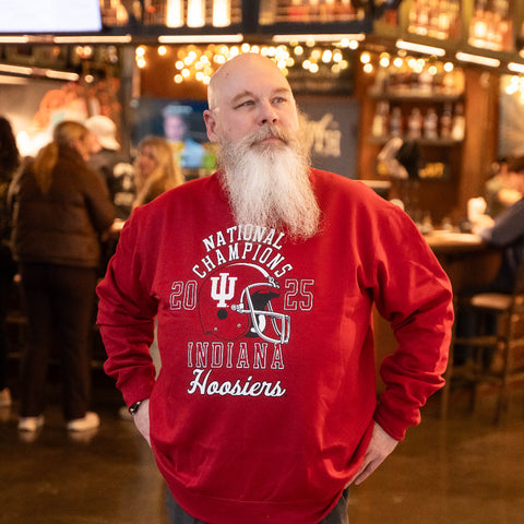 2025 Indiana National Champions Crimson Crewneck